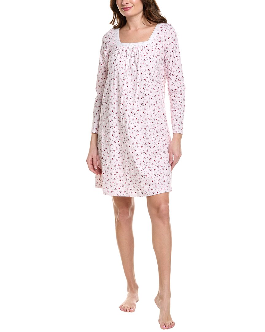 Carole Hochman womens Short Nightgown, l, Pink